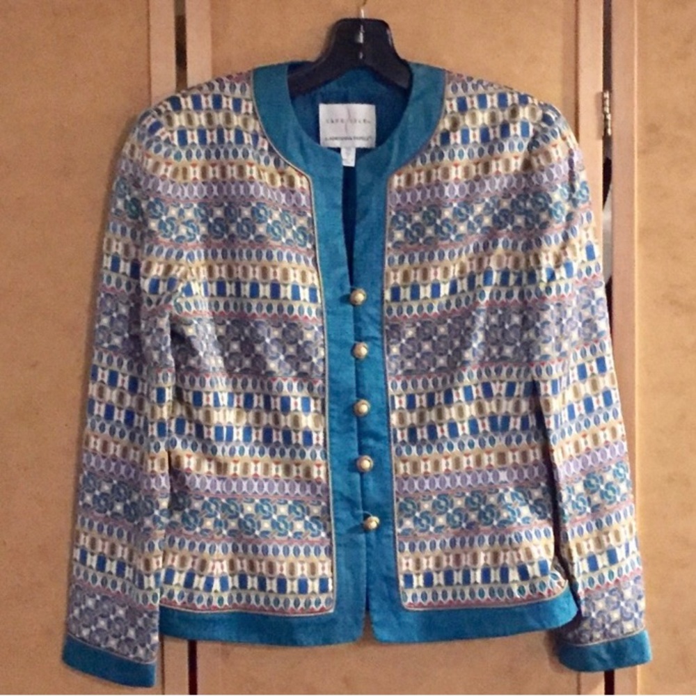 Adrianna Papell Safe Silk Blazer/Jacket